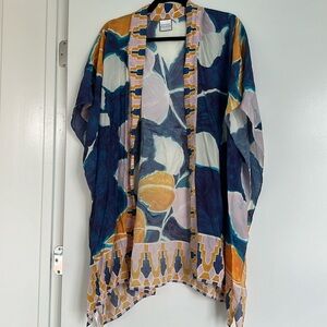 Anthropologie Sisters Gulassa Silk Kimono